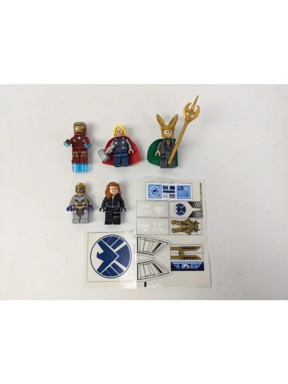 Lego 6869 Quinjet Aerial Battle Complete W/ Instruction Manuals Avengers Marvel